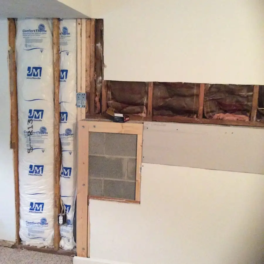 Wall insulation replacement during Contents Cleaning & Restoration in Mount Clemens